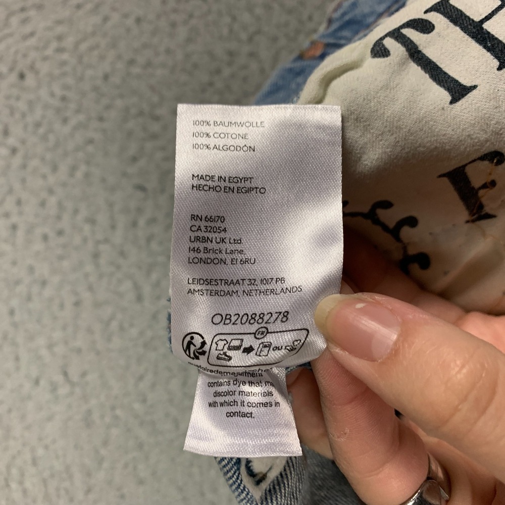 FP We The Free Eden Jean Women's 26 Fast Forward Slouchy Wide Leg High-Rise Boho - Picture 8 of 12